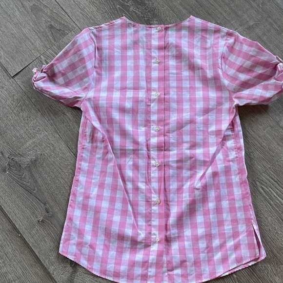 Banana Republic Pink and White gingham Size XS - Picture 3 of 5